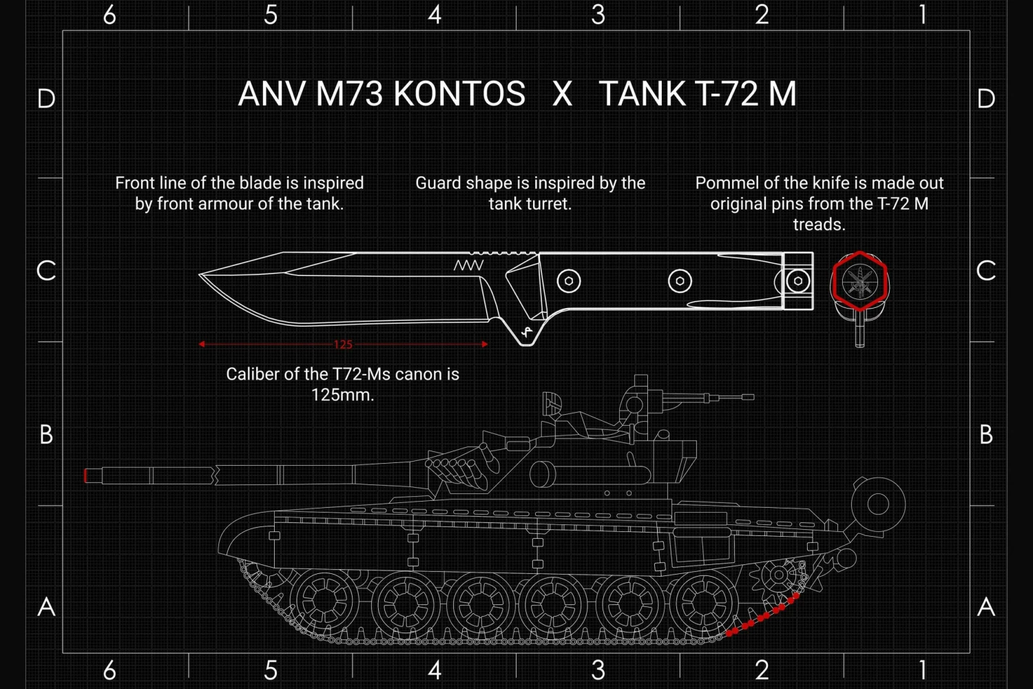 ANV M73 Kontos Stonewashed M73-003 Couteau De Survie 11 ANV M73 Kontos Stonewashed M73-003 Couteau De Survie – Image 9