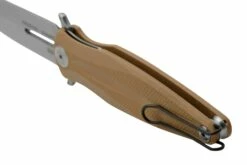 ANV Z400 Sleipner, Linerlock, G10 Coyote, Z400-005, Couteau De Poche -KNIVESANDTOOLS Magasin ANVZ400 005 04 anv