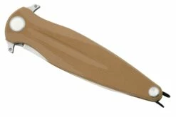 ANV Z400 Sleipner, Linerlock, G10 Coyote, Z400-005, Couteau De Poche -KNIVESANDTOOLS Magasin ANVZ400 005 06 anv