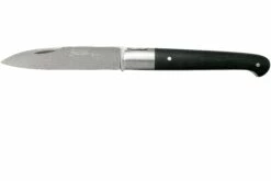 Laguiole En Aubrac Sauveterre 9 Cm Guillocheés Bois D'ébène, Couteau De Gentleman