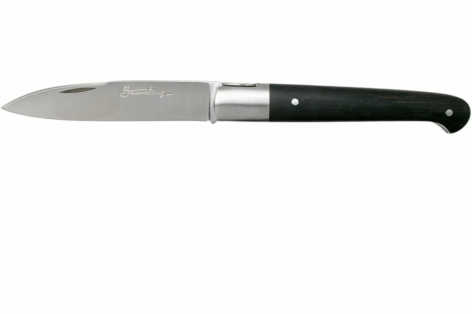 Laguiole En Aubrac Sauveterre 9 Cm Guillocheés Bois D'ébène, Couteau De Gentleman 3 Laguiole En Aubrac Sauveterre 9 Cm Guillocheés Bois D'ébène, Couteau De Gentleman