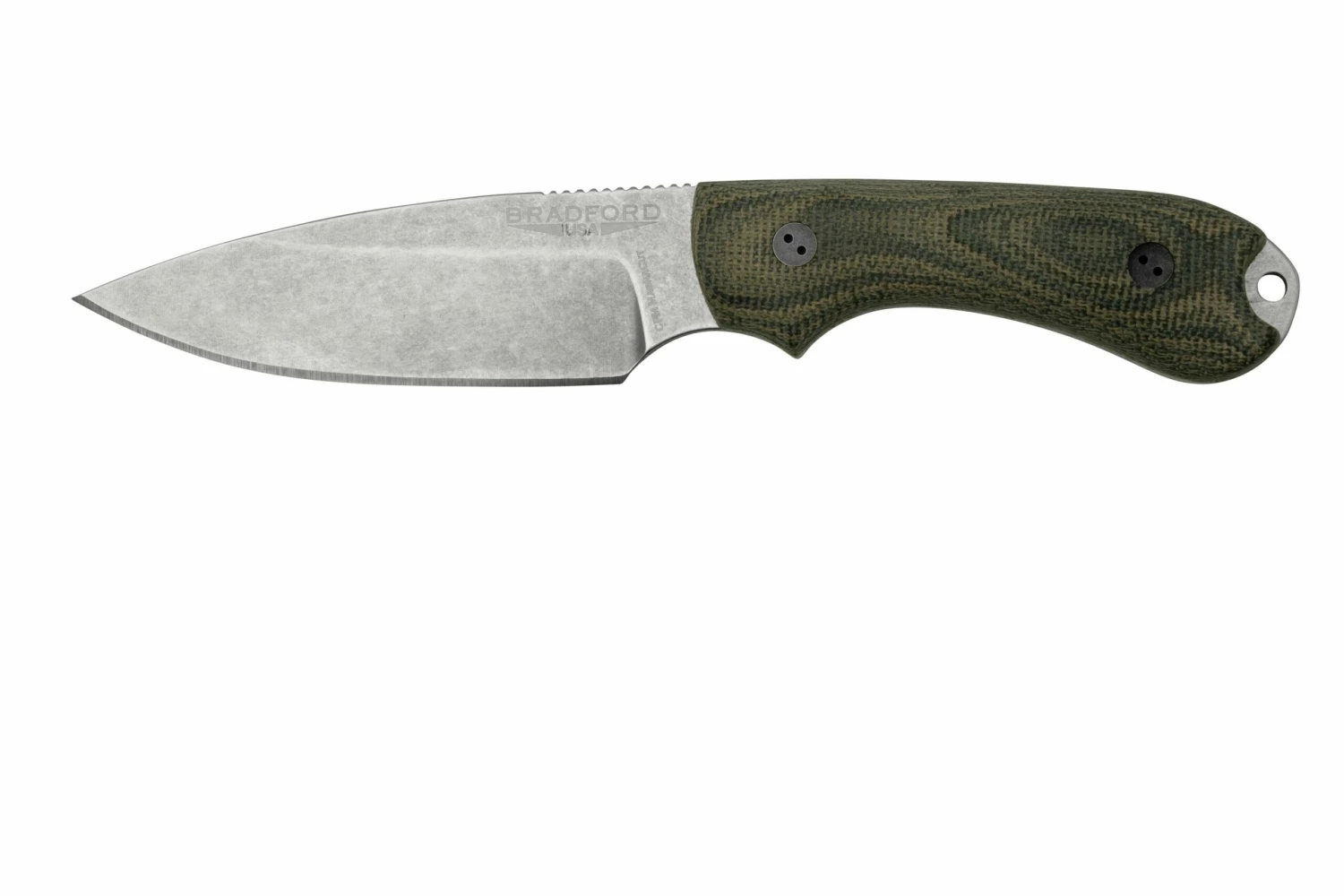 Bradford Knives Guardian 3, 3S-109-MC, 3D Camo Micarta, CPM-Magnacut, Sabre Grind, Stonewash Finish, Couteau Fixe 3 Bradford Knives Guardian 3, 3S-109-MC, 3D Camo Micarta, CPM-Magnacut, Sabre Grind, Stonewash Finish, Couteau Fixe