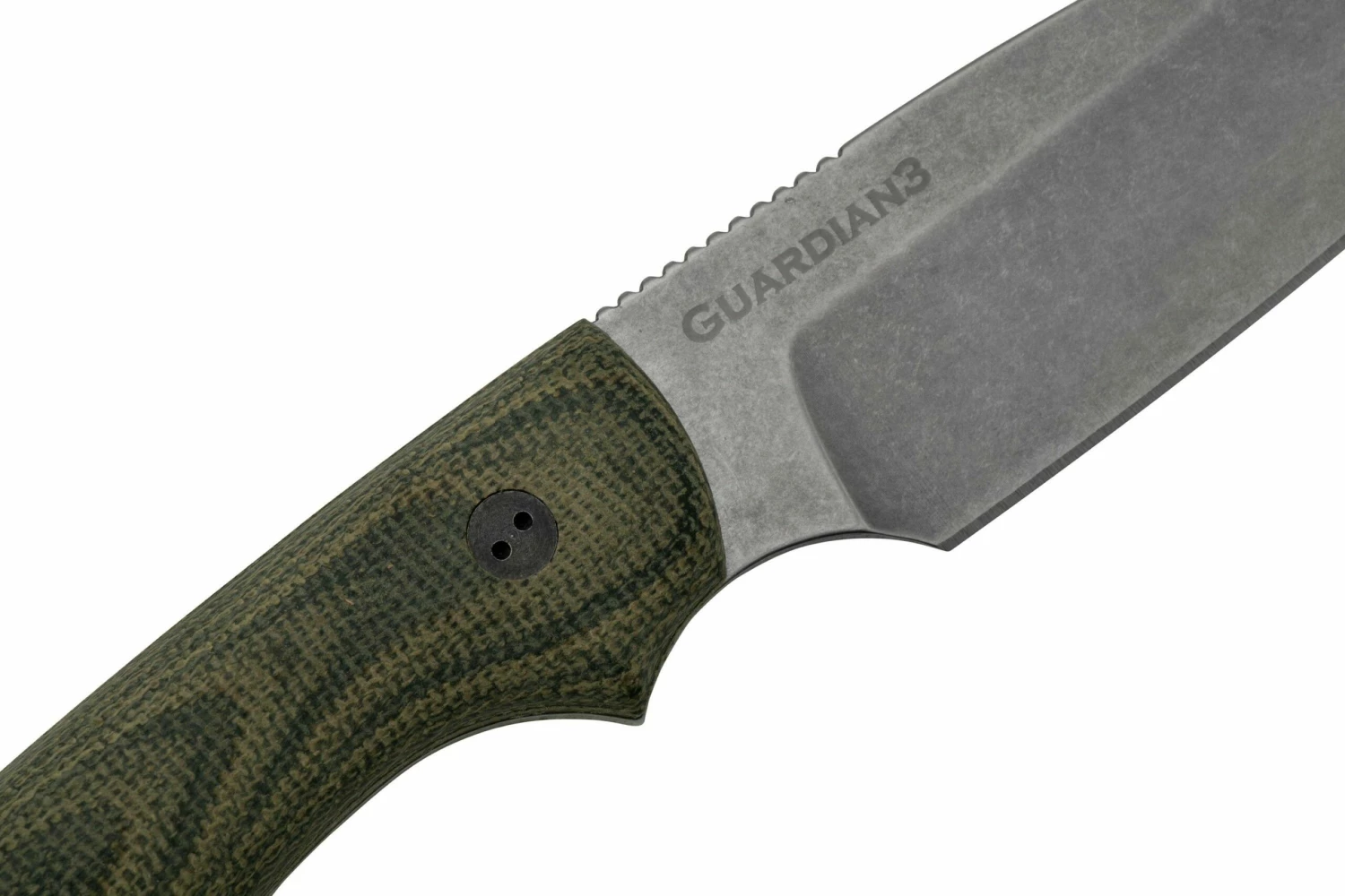Bradford Knives Guardian 3, 3S-109-MC, 3D Camo Micarta, CPM-Magnacut, Sabre Grind, Stonewash Finish, Couteau Fixe 7 Bradford Knives Guardian 3, 3S-109-MC, 3D Camo Micarta, CPM-Magnacut, Sabre Grind, Stonewash Finish, Couteau Fixe – Image 5