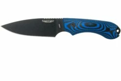Bradford Guardian 4, 3D Black-Blue G10 Guardian 4 M390, Full Flat Black DLC 4FH-113B-M390