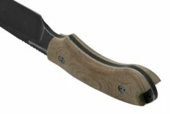 Bradford Knives Guardian 5, 5S-104N-3V, 3D Natural Micarta, CPM-3V, Sabre Grind, Nimbus Blackwashed Finish, Couteau Fixe -KNIVESANDTOOLS Magasin BDK 5S 104N 3V 04 bradford