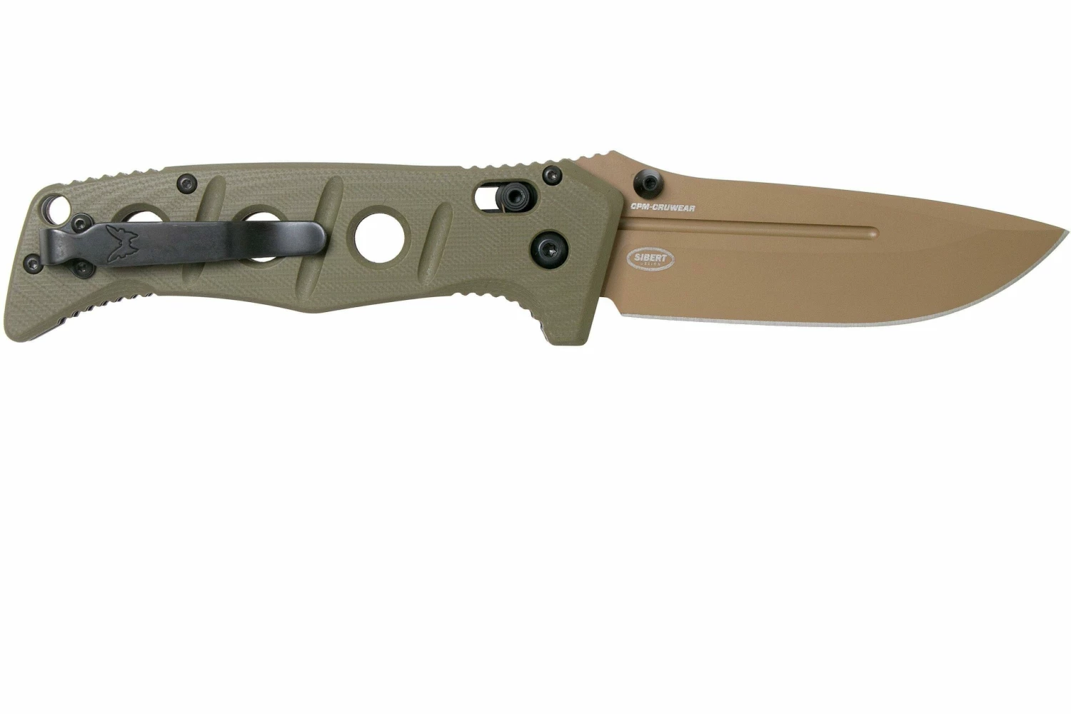 Benchmade 275FE-2 Sibert Adamas OD Green G10, Flat Earth Couteau De Poche, Shane Sibert Design 4 Benchmade 275FE-2 Sibert Adamas OD Green G10, Flat Earth Couteau De Poche, Shane Sibert Design – Image 2