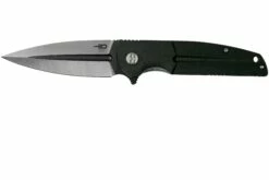 Bestech Fin BG34A-2 Satin Black, Black G10 Couteau De Poche
