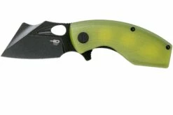 Bestech Lizard BG39F Lime G10, Black Stonewashed Couteau De Poche