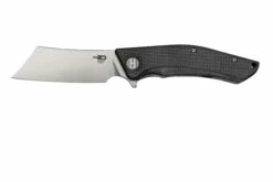 Bestech Cubis BG42A Stonewashed & Satin, Black Micarta, Couteau De Poche