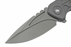 Bestech Buwaya BT2203A Grey Titanium, Couteau De Poche -KNIVESANDTOOLS Magasin BHBT2203A 03 bestech