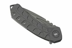 Bestech Buwaya BT2203A Grey Titanium, Couteau De Poche -KNIVESANDTOOLS Magasin BHBT2203A 06 bestech