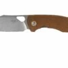 Böker Plus F3.5 01BO338 Brown Canvas Micarta Couteau De Poche, Jesper Voxnaes Design -KNIVESANDTOOLS Magasin BO01BO338 01 boker