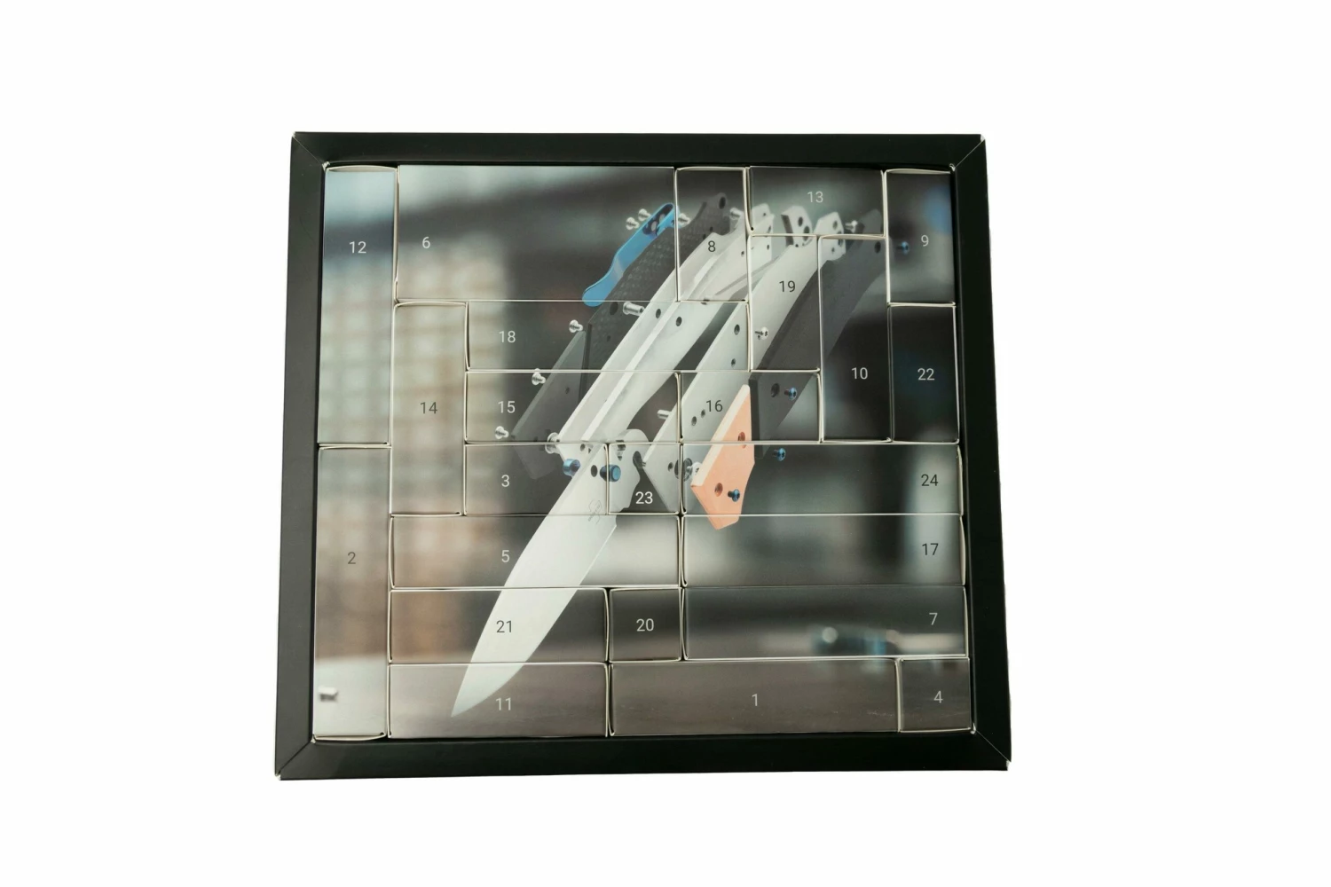 Böker Plus Advent Kalender 2022 01BO901 Kit De Montage Couteau De Poche 4 Böker Plus Advent Kalender 2022 01BO901 Kit De Montage Couteau De Poche – Image 2