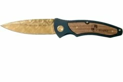 Böker Tirpitz Damast Gold Limited Edition 110194DAM Couteau De Poche