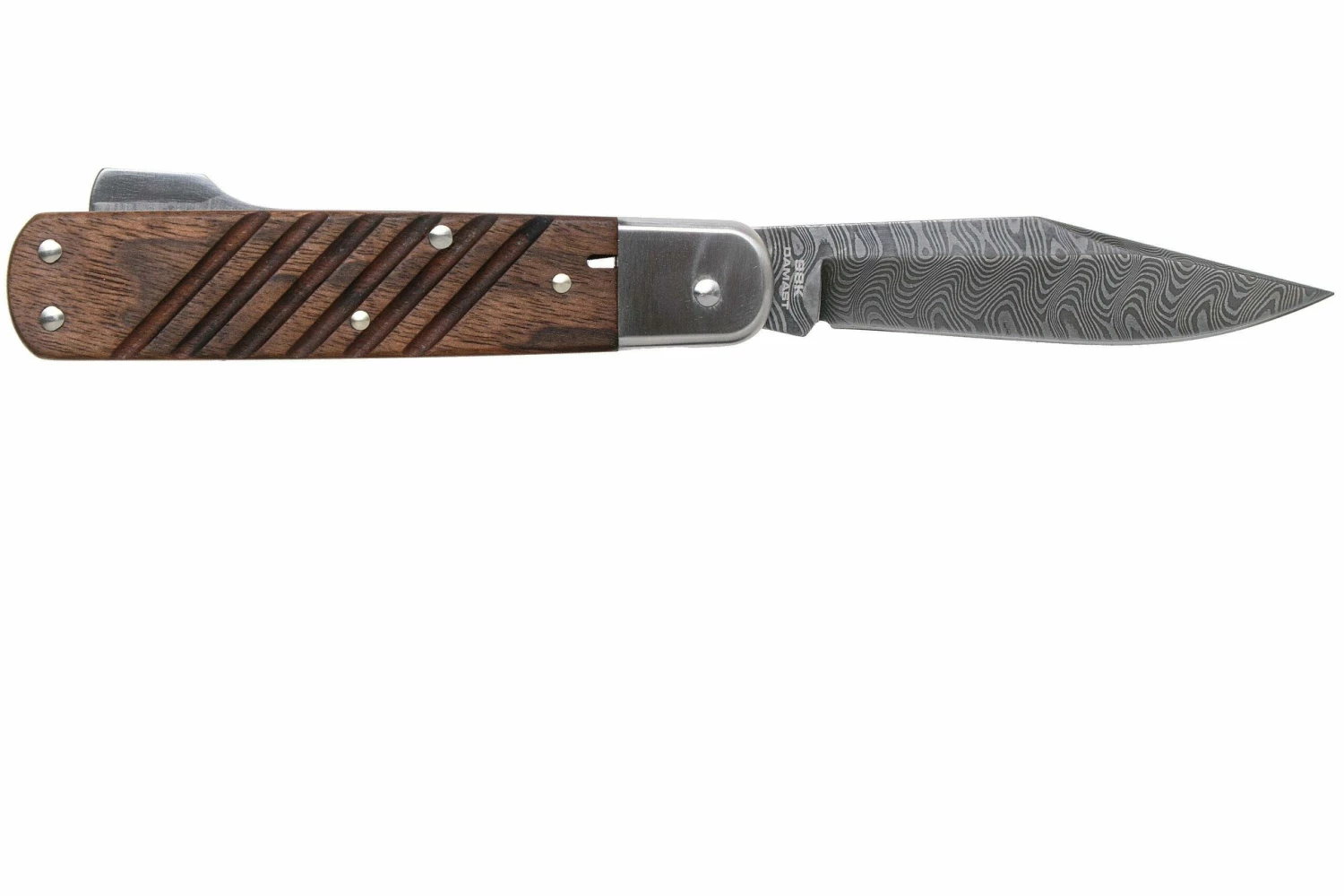 Böker 98k Damascus 110715DAM Couteau De Poche 4 Böker 98k Damascus 110715DAM Couteau De Poche – Image 2