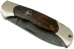 Böker Junior Scout Damast Curly Birch 111920DAM Couteau De Gentleman -KNIVESANDTOOLS Magasin BO111920DAM 04 boker