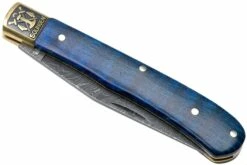 Böker Trapper Uno Annual 2021 Damascus 1132021DAM Limited Edition Couteau De Poche -KNIVESANDTOOLS Magasin BO1132021DAM 04 boker