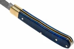 Böker Trapper Uno Annual 2021 Damascus 1132021DAM Limited Edition Couteau De Poche -KNIVESANDTOOLS Magasin BO1132021DAM 05 boker