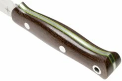 Bark River Ultra-Lite Bushcrafter CPM 3V Coffeebag Laminate, Toxic Green Liners -KNIVESANDTOOLS Magasin BRK06 023CL TGL 04 barkriver