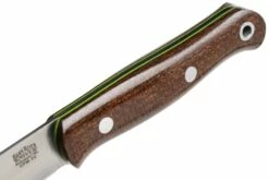 Bark River Ultra-Lite Bushcrafter CPM 3V Coffeebag Laminate, Toxic Green Liners -KNIVESANDTOOLS Magasin BRK06 023CL TGL 05 barkriver