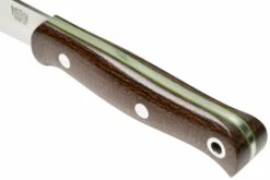 Bark River Ultra-Lite Bushcrafter CPM 3V Coffeebag Laminate, Toxic Green Liners -KNIVESANDTOOLS Magasin BRK06 023CL TGL 06 barkriver