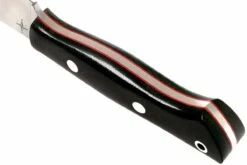 Bark River Mini Aurora CPM 3V, Black Canvas Micarta, Red Liner -KNIVESANDTOOLS Magasin BRK06 025BRKC RL 04 bark river brk06 025brkc rl 04