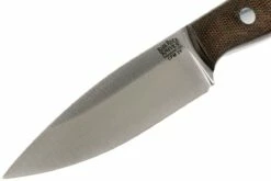 Bark River Mini Aurora CPM 3V, Green Canvas Micarta -KNIVESANDTOOLS Magasin BRK06 025GNC 03 bark river brk06 025gnc 03