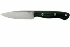 Bark River Mini Aurora CPM 154, Black Canvas Micarta