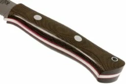 Bark River Aurora LT A2, Green Canvas Micarta, Red Liners -KNIVESANDTOOLS Magasin BRK06 113GRCRL 04 bark river brk06 113grcrl 04