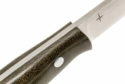 Bark River Aurora 3V, Green Canvas Micarta Couteau Bushcraft -KNIVESANDTOOLS Magasin BRK06 122 3VGRC 05 bark river brk06 122 3vgrc 05