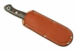 Bark River Aurora Scandi CPM 3V Red & Black Linen Micarta, Red Liner, Couteau Fixe -KNIVESANDTOOLS Magasin BRK06 126RBM RL 06 barkriver