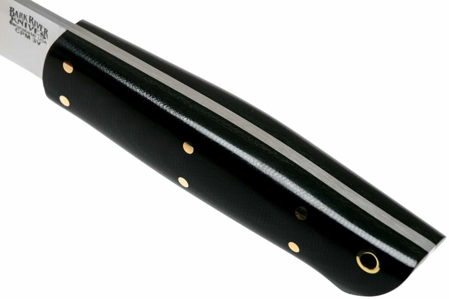 Bark River Puukko CPM 3V, Black Canvas Micarta Couteau Puukko 7 Bark River Puukko CPM 3V, Black Canvas Micarta Couteau Puukko – Image 5