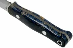 Bark River Bushcrafter CPM CruWear, Deep Blue And Natural Maple Burl, Couteau De Bushcraft -KNIVESANDTOOLS Magasin BRK06 165DBNMB 04 bark river knives