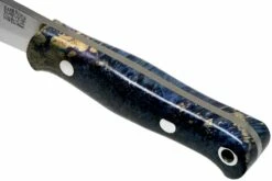 Bark River Bushcrafter CPM CruWear, Deep Blue And Natural Maple Burl, Couteau De Bushcraft -KNIVESANDTOOLS Magasin BRK06 165DBNMB 05 bark river knives