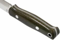 Bark River Bushcrafter II CPM 3V Green Canvas Micarta Couteau De Bushcraft -KNIVESANDTOOLS Magasin BRK06 223GCM 04 bark river knives