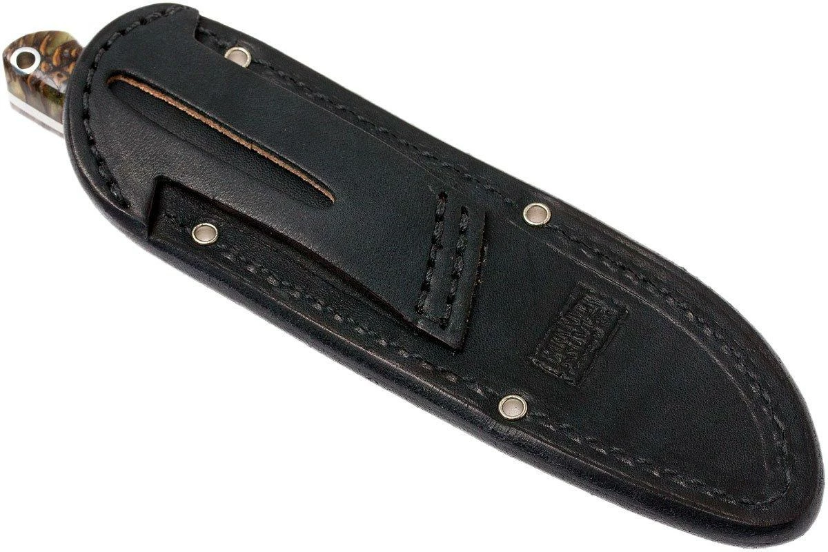 Bark River Bravo EDC A2 Rampless, Green Pinecone, Black Sheath 10 Bark River Bravo EDC A2 Rampless, Green Pinecone, Black Sheath – Image 8