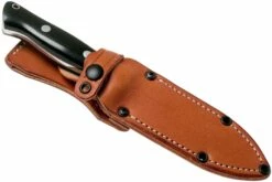 Bark River Bravo 1 A2, Black Canvas Micarta Rampless Couteau D'outdoor -KNIVESANDTOOLS Magasin BRK07 111BRKC RS 06 bark river knives