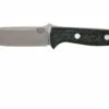 Bark River Bravo 1 A2, Black Canvas Micarta, Brown Sheath -KNIVESANDTOOLS Magasin BRK07 111BRKC 01 bark river brk07 111brkc 01