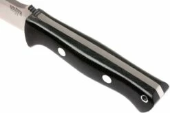 Bark River Bravo 1 A2, Black Canvas Micarta, Brown Sheath -KNIVESANDTOOLS Magasin BRK07 111BRKC 05 bark river brk07 111brkc 05