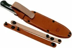 Bark River Bravo 1.5 Rampless CPM 3V Field Knife, Black Canvas Micarta -KNIVESANDTOOLS Magasin BRK07 122BCMR 07 bark river knives