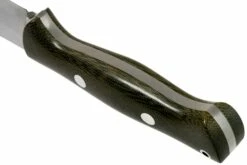Bark River Bravo 1.5 Rampless CPM 3V Field Knife, Green Canvas Micarta -KNIVESANDTOOLS Magasin BRK07 122GCMR 04 bark river knives
