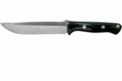 Bark River Bravo 1.5 LT CPM 3V, Black Canvas Micarta Couteau Outdoor