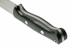 Bark River Bravo 1.2 CPM 3V Rampless, Black Canvas Micarta, Brown Sheath -KNIVESANDTOOLS Magasin BRK07 125BKC RS 04 barkriver