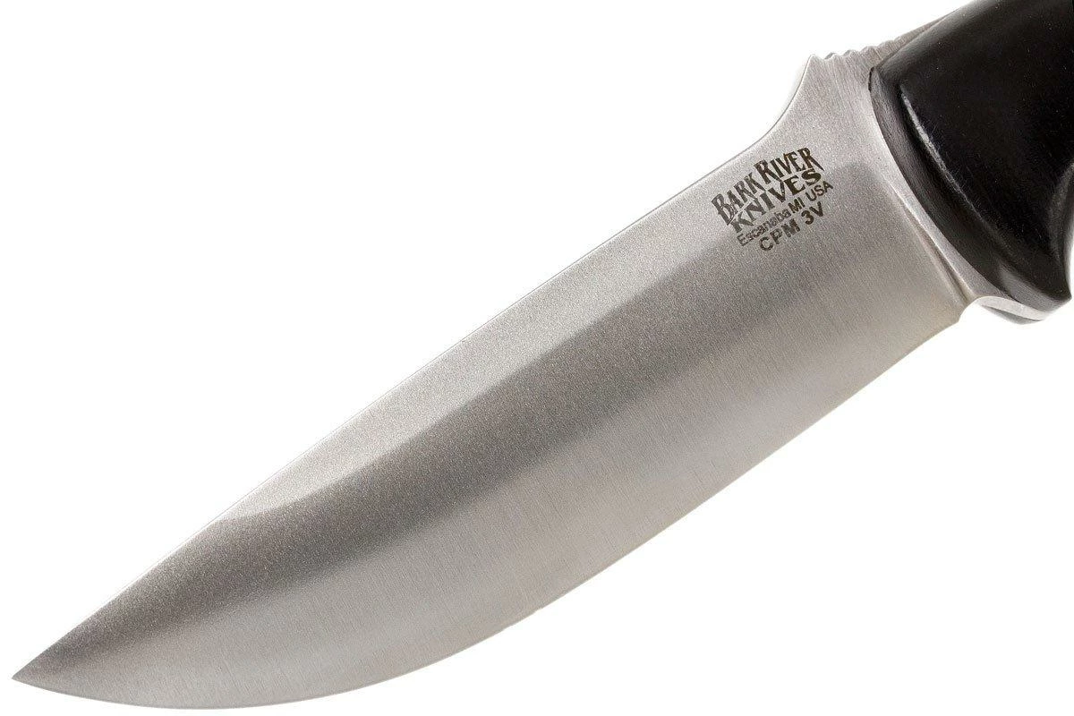 Bark River Bravo 1 LT CPM 3V, Black Canvas Micarta, Brown Sheath 5 Bark River Bravo 1 LT CPM 3V, Black Canvas Micarta, Brown Sheath – Image 3