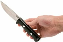 Bark River Bravo 1 LT Cru Wear, Black Canvas Micarta, Rampless -KNIVESANDTOOLS Magasin BRK07 166BRKC RS 06 bark river brk07 166brkc rs 06