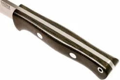 Bark River Bravo 1 LT Cru Wear, Green Canvas Micarta, Rampless -KNIVESANDTOOLS Magasin BRK07 166GNC RS 05 bark river brk07 166gnc rs 05