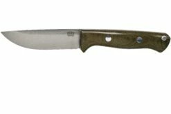 Bark River Bravo 1 Rampless CPM 154, Green Canvas Micarta