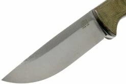 Bark River Bravo 1 Rampless CPM 154, Green Canvas Micarta -KNIVESANDTOOLS Magasin BRK07 171GNC RS 03 bark river