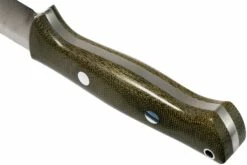 Bark River Bravo 1 Rampless CPM 154, Green Canvas Micarta -KNIVESANDTOOLS Magasin BRK07 171GNC RS 04 bark river