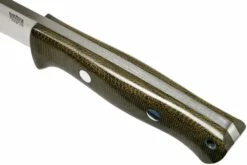 Bark River Bravo 1 Rampless CPM 154, Green Canvas Micarta -KNIVESANDTOOLS Magasin BRK07 171GNC RS 05 bark river